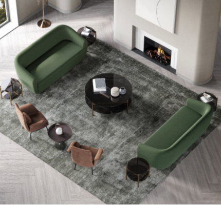 Sofa set 3+3 zitter Green Sofa Sets Leather Sofas Couches Upholstery