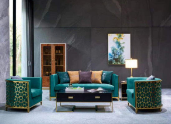 Sofagarnitur Bank 321 Zit textielbank Luxe meubels Bekleding