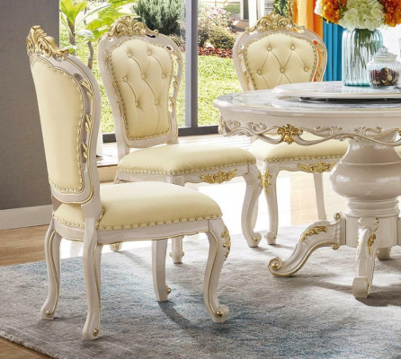 Luxe eettafel Ronde tafel Eetkamer Rond Woonkamer Houten Design Tafels 130cm