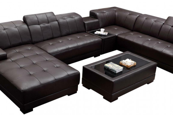 XXL leren grote woonkamer bank hoekbank bankstellen banken bekleding  XXL leren grote woonkamer bank hoekbank banken bekleding
