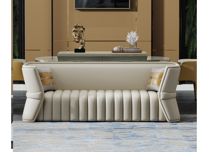 Sofa 3 zits zithoekbank banken banken gestoffeerd driezits luxe meubels