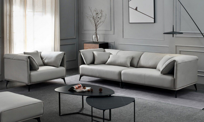 Italiaans design bankstel bankstel 4+1 zits bank bekleding meubels