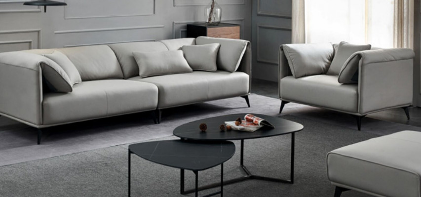 Italiaans design bankstel bankstel 4+1 zits bank bekleding meubels