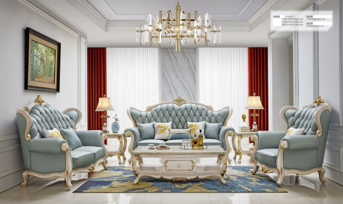 Sofa set 3 1 seater set Design Bank gestoffeerde banken bank luxe Chesterfield