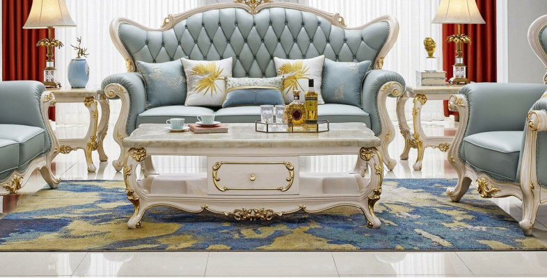 Sofa set 3 1 seater set Design Bank gestoffeerde banken bank luxe Chesterfield