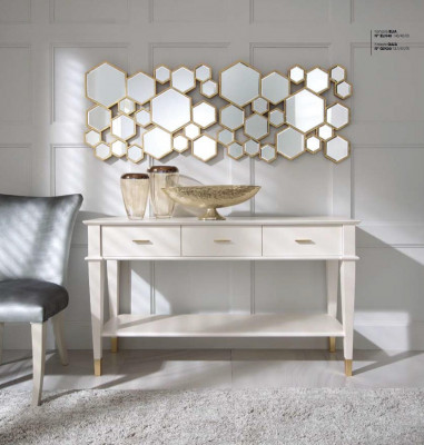 Console kaptafel console tafel luxe hout slaapkamer wit modern