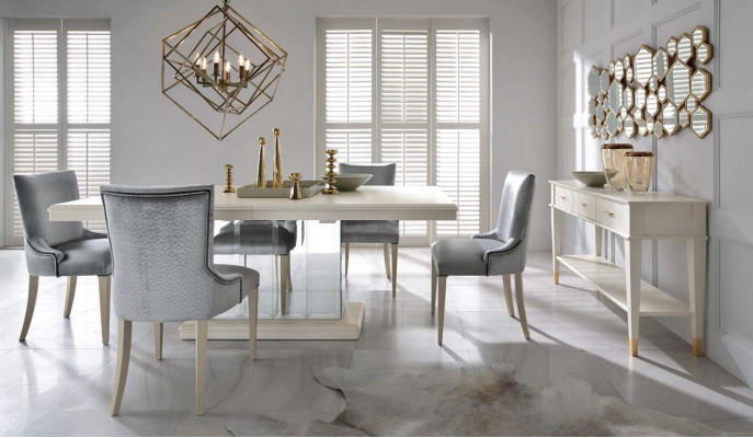 Console kaptafel console tafel luxe hout slaapkamer wit modern