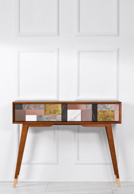 Tafel Console Tafel Dressoir Bijzettafel Hout Modern Luxe Ontwerp Nieuw