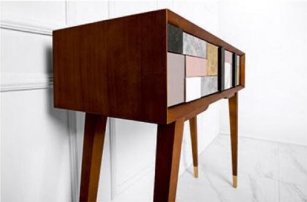 Tafel Console Tafel Dressoir Bijzettafel Hout Modern Luxe Ontwerp Nieuw