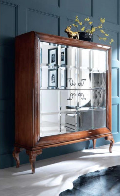 Ladenkast Kast Ladenkast Hout Luxe Dressoir Woonkamer Meubelen Kast Bruin
