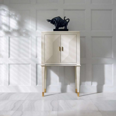 Kommode kasten Houten Luxe dressoir Woonkamer Meubels Beige Kast