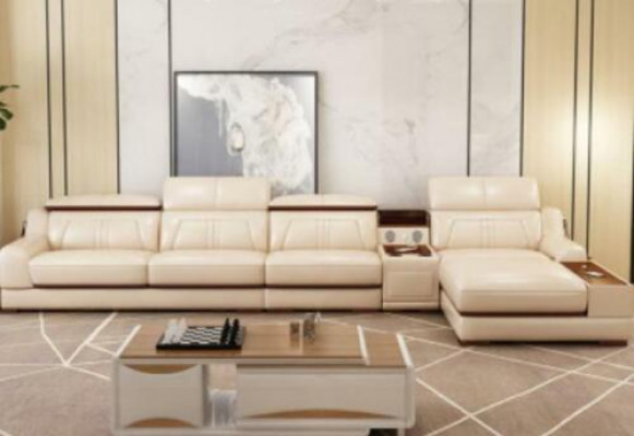 Hoekbank L-vorm gestoffeerde bank Relax zitmeubels Woongebied Luxe hoekbankstel