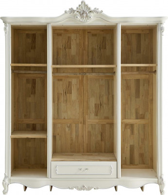 Klassieke slaapkamer set 6-delig. Bed met 2 nachtkastjes Luxe Compleet Massief hout