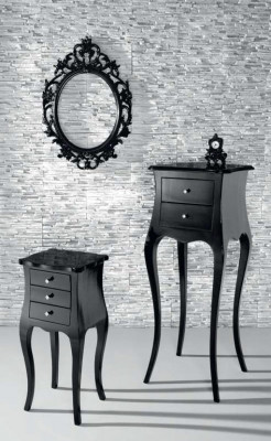 Bijzettafel salontafel Tafels Woonkamer Luxe Zwart Tafel Klassiek Meubilair