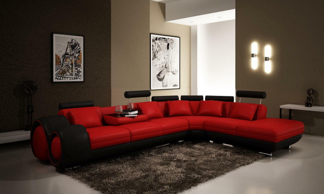 Multifunctionele leren bank zitkussen decor woonkamer leren bankstel sofa