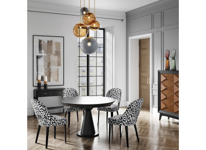 Eetkamerstoel Stoel Fauteuil Zits 1 Zit Clubsessel Stof Modern Eetkamer Hout