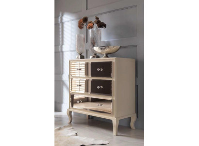 Kast Sideboard Kast Ontwerper Luxe Kasten Laden Modern Beige Ontwerp