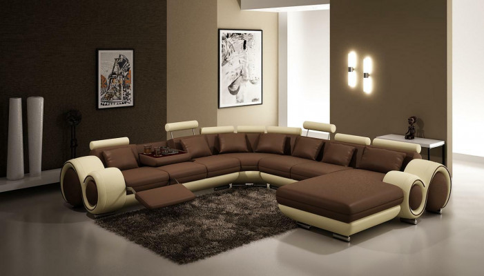 Multifunctionele leren bank zitkussen woonkamer decoratie leren bankstel sofa
