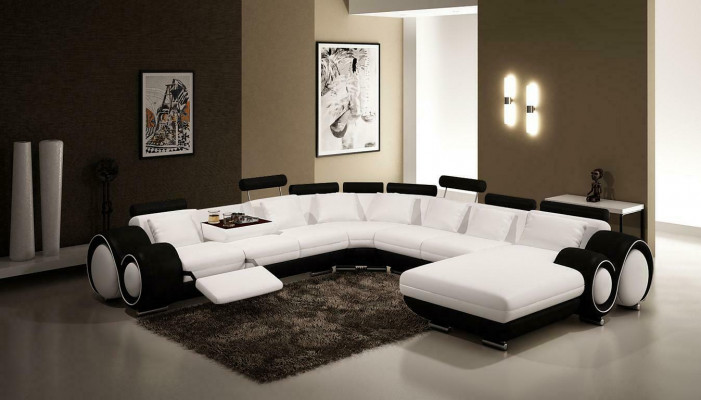 Multifunctionele leren bank zitkussen woonkamer decoratie leren bankstel sofa