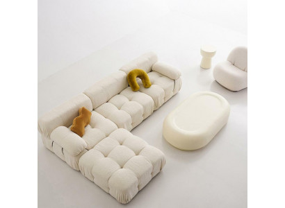 Hoekbank L-vorm woonlandschap Relax zitontwerp bank lounge hoek modern textiel