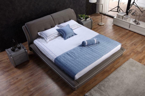 Modern ontwerp bed XXL bedden luxe stijl dubbel hotel leer