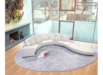 Moderne Ronde Bank Woonkamer Ronde Bank Beklede Hoek Set
