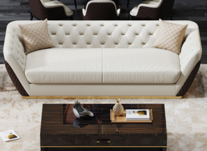 Bankstel 3 zitsbank Woonlandschap set Decoratie Ontwerp Modern Sofa Stoel