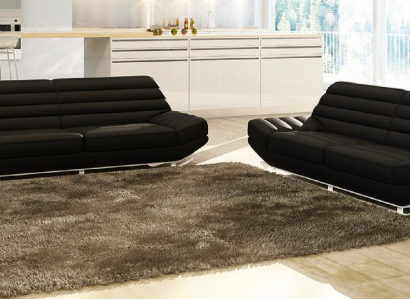 Bankstel Designbank 3+2 Set Beklede Bank Leren Woonkamersets