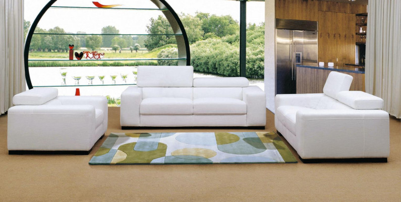 Sofa set Design Bankstel 3+2 Set Bekleding Leer Decoratieve Bank Woonkamer