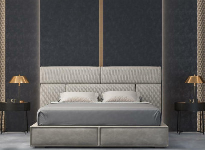 Beddenontwerp Bed Dubbel Huwelijk Modern Hotel Frame Slaapkamer