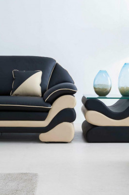 Leren bank bank Klassieke 3-zitsbank Banken Bankstellen ontwerper bekleding