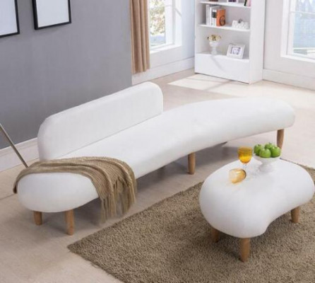 Sofa 4 zits salontafels zitmeubelen woonlandschap gestoffeerd textiel modern stof