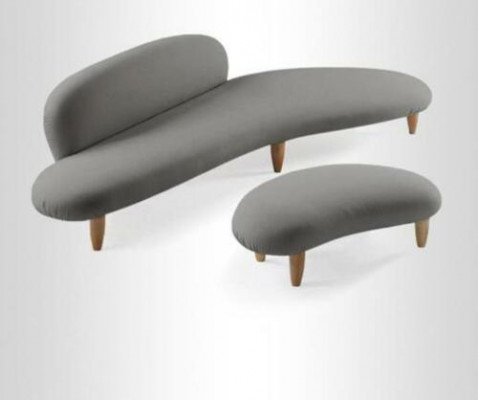 Sofa 4 zits salontafels zitmeubelen woonlandschap gestoffeerd textiel modern stof