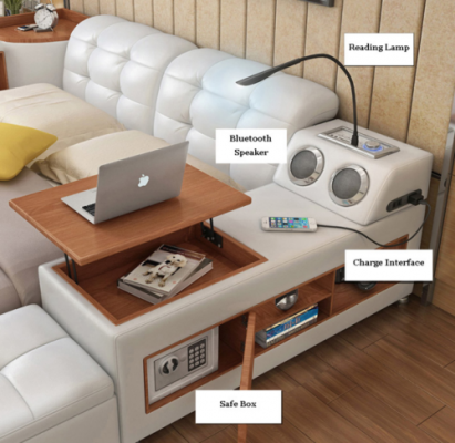 Multifunctioneel bed Bedden Tweepersoonsbed Deco Tweepersoonsbed Slaapkamer