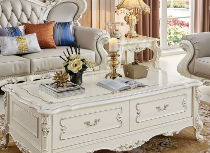 Barok Rococo salontafel tafel woonkamer tafels klassiek hout.