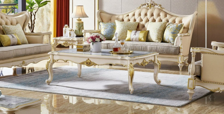 Salontafel Tafel Bijzettafel Houten Tafels Bijzettafel Woonkamertafel Barok Nieuw