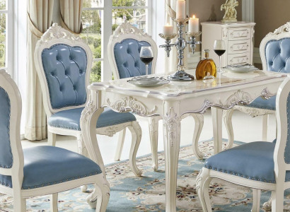 Barok eettafel tafel eetkamer woonkamer groep set hout ontwerp