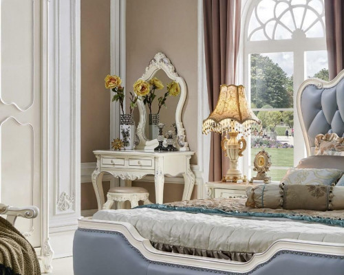 Vanity Mirror Stool Luxury Chest of Drawers Bedroom Console Baroque Rococo New