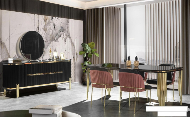 Tv-meubel Luxe dressoir meubelen commode woonkamerkast kasten plank hout