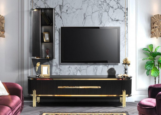 Tv-meubel Luxe dressoir meubelen commode woonkamerkast kasten plank hout