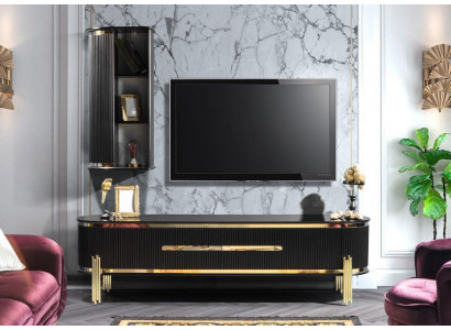Tv-meubel Luxe dressoir meubelen commode woonkamerkast kasten plank hout