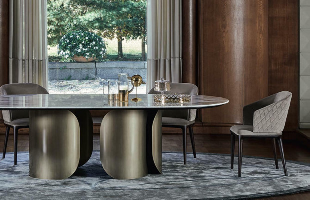 Tafels van steen Keuken Moderne eettafel Tafel Eetkamer Luxe Meubels Ontwerp Nieuw