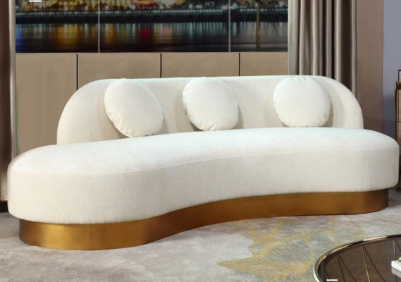 Bankstel 3-zits gestoffeerd textiel modern relaxstoel luxe meubilair woonlandschap fluweel