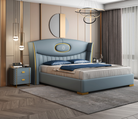 Italiaanse designmeubelen bed tweepersoons slaapkamer 180x200 cm Nieuw Bedden