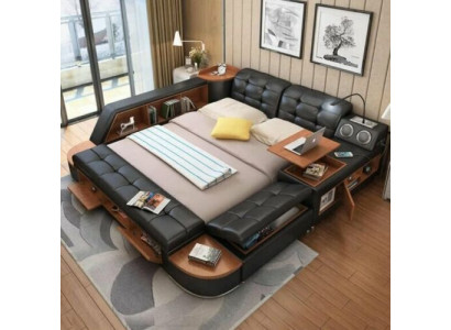 BED MULTIFUNCTIONEEL - KLUIZEN - GELUID DUBBELE HOTELKRUK - USB - BED - BEDDEN