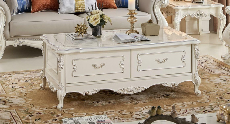 Klassieke salontafel tafel woonkamer barok rococo tafels hout