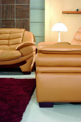 Sofa set bank kussen bank leer woonkamer zitplaatsen 3+2+1 set garnituren