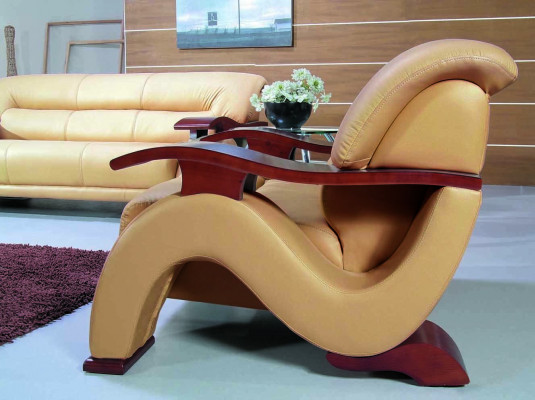 Moderne Designer bankstel Bank Bankstel Set Luxe Leren Bankstellen
