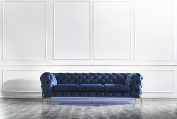 Chesterfield fluwelen bank bank sofa bekleding bankstel sets XXL grote bank