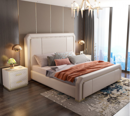 Ontwerper tweepersoonsbed hotel luxe slaapkamer 180x200cm bedden
